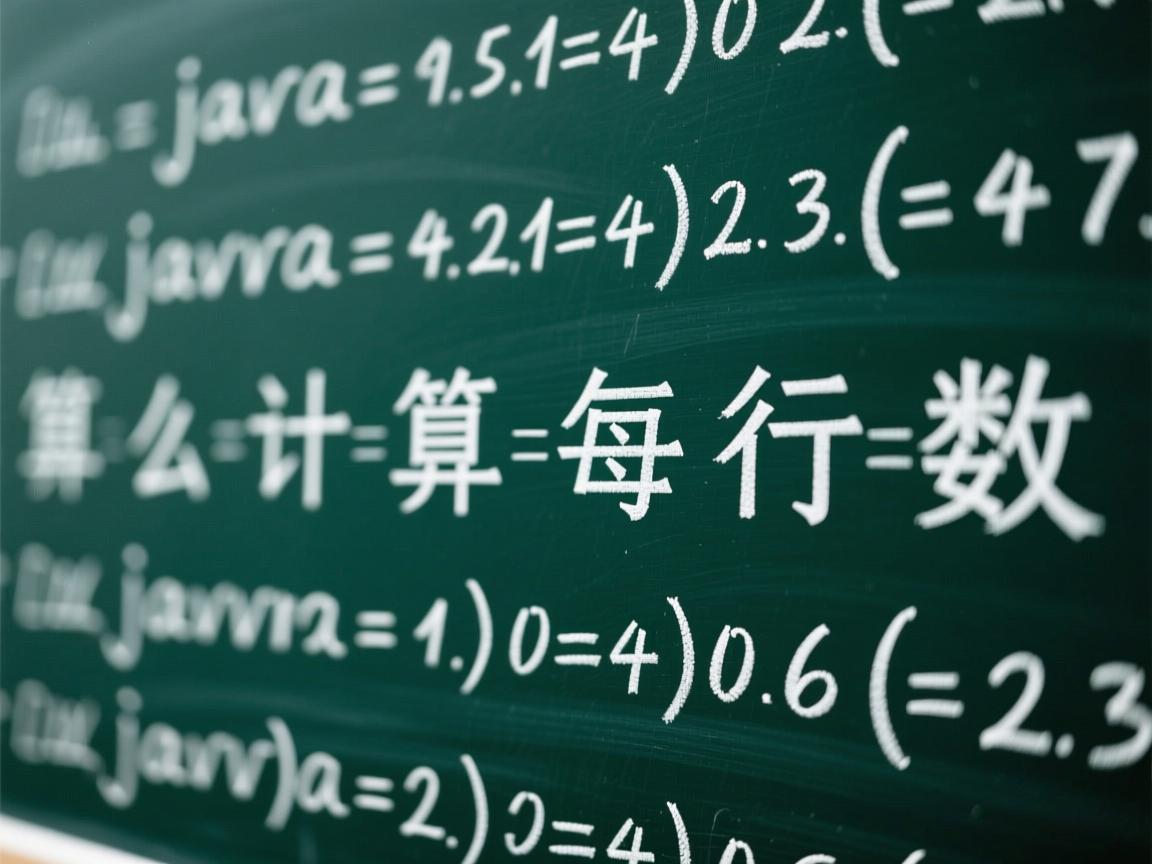 java中怎么计算每行数  第3张 java中怎么计算每行数  第3张