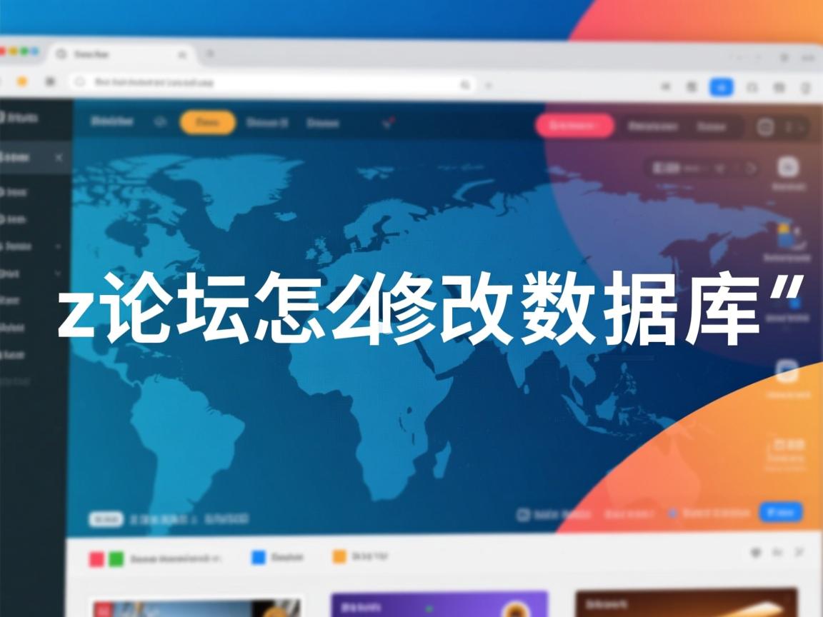 dz论坛怎么修改数据库  第1张 dz论坛怎么修改数据库  第1张