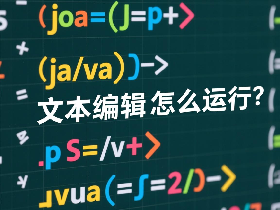 java文本编辑怎么运行  第2张