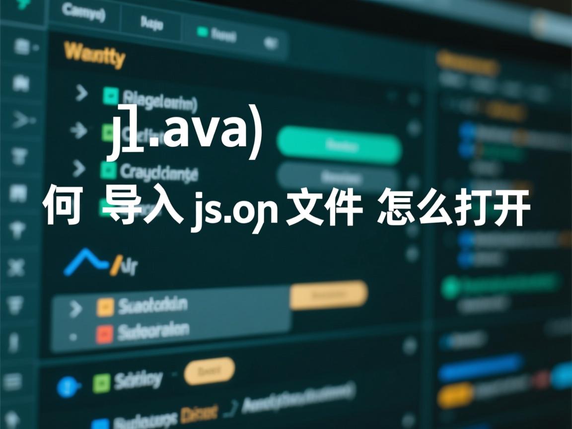 java如何导入json文件怎么打开  第2张 java如何导入json文件怎么打开  第2张