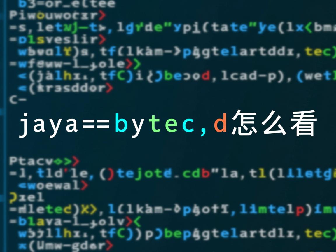 java bytecode怎么看  第2张 java bytecode怎么看  第2张
