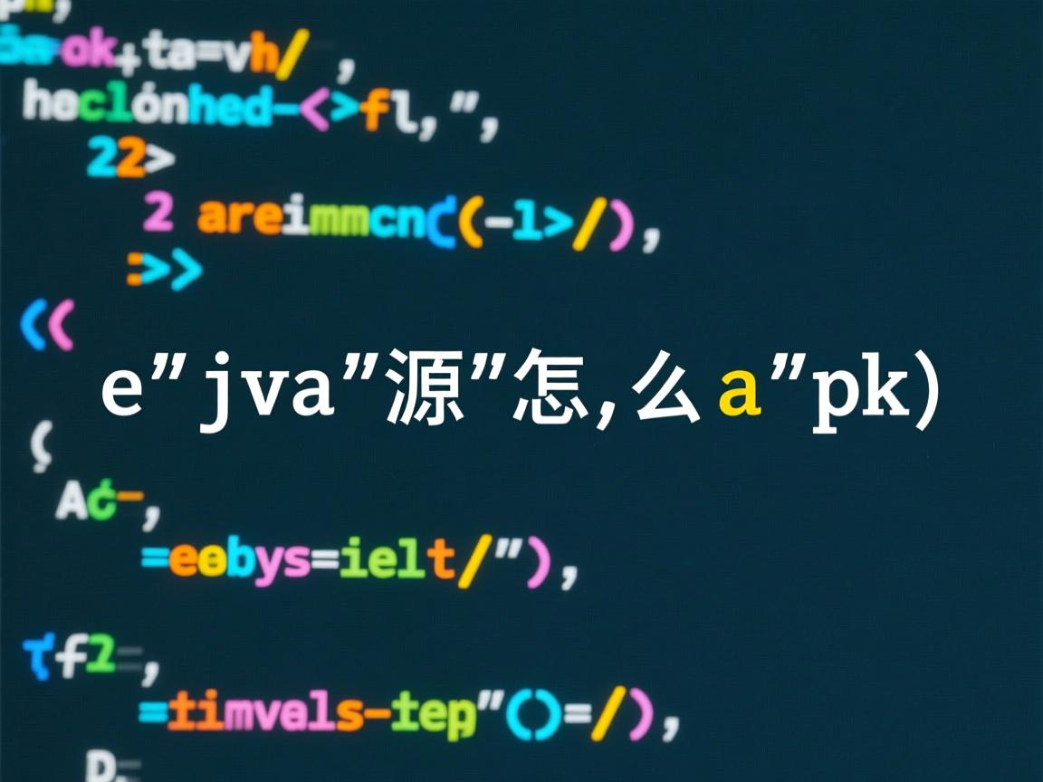 java源码怎么apk  第1张