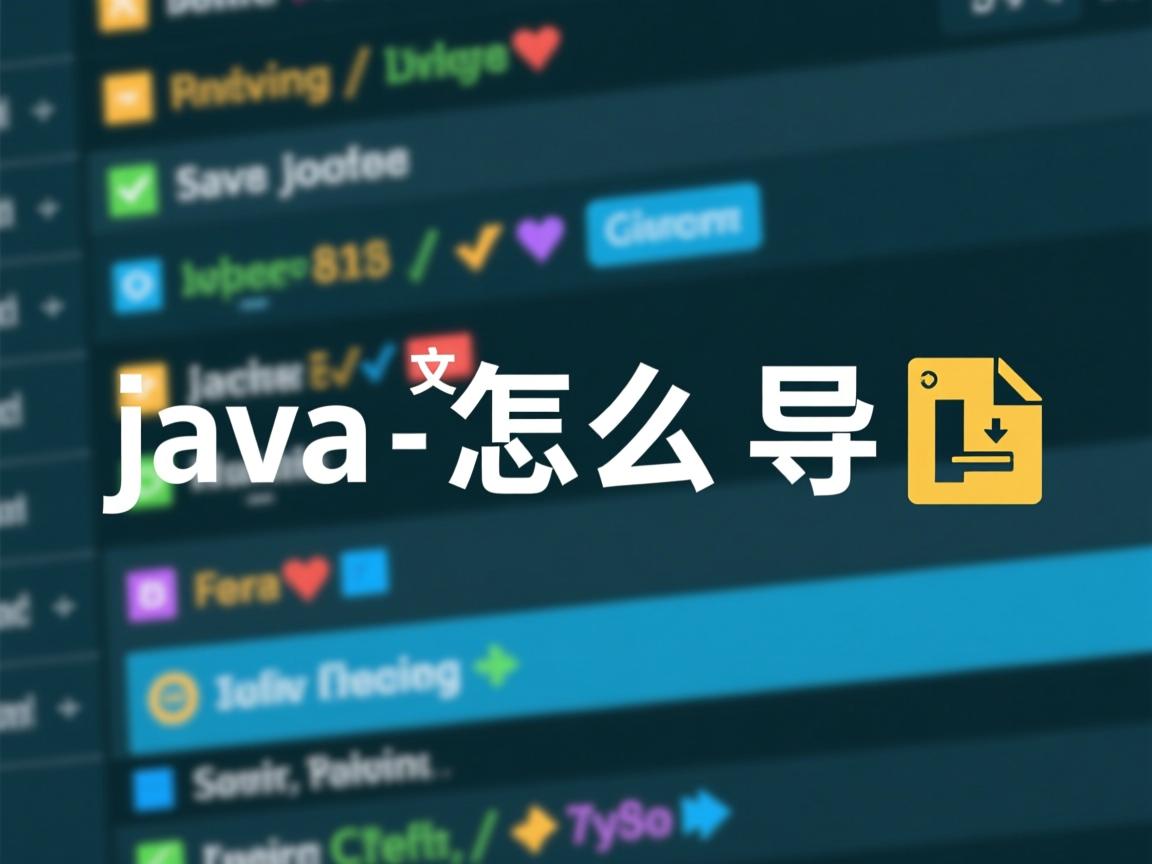 java文件怎么导出  第3张