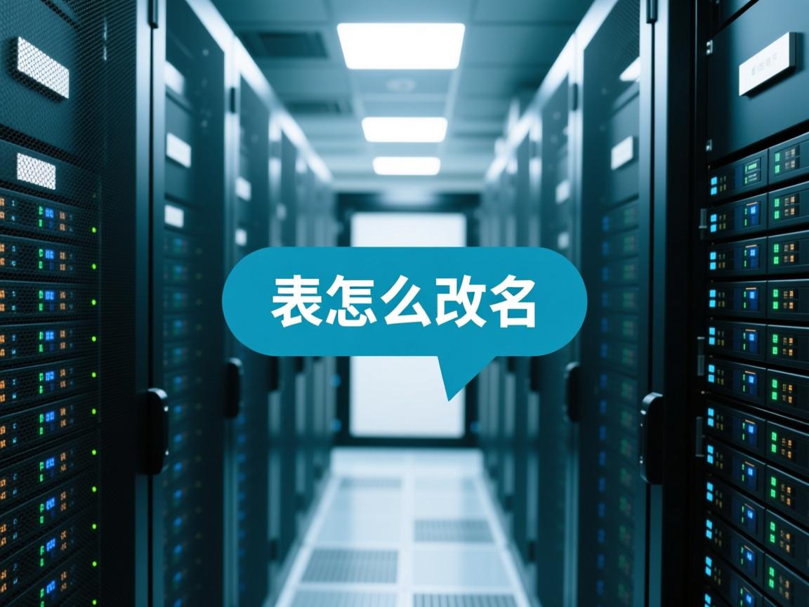 数据库表怎么改名  第1张 数据库表怎么改名  第1张