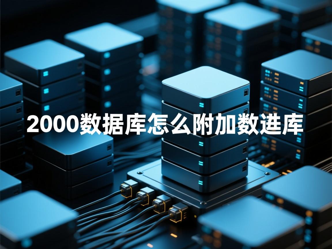 2000数据库怎么附加数据库