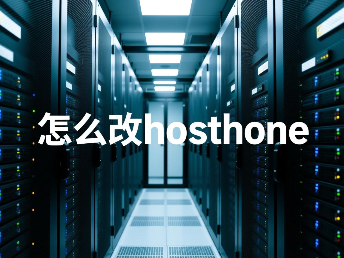 数据库怎么改hostname