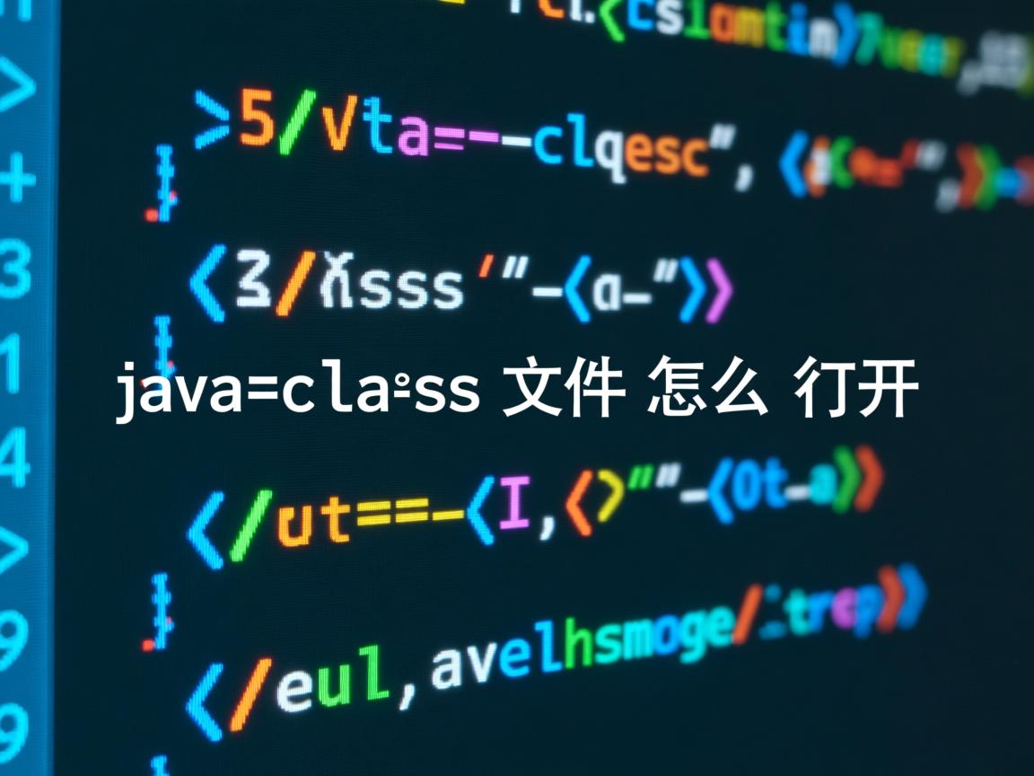 打开java class文件怎么打开