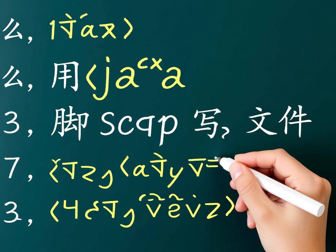 怎么用java写脚本文件  第1张 怎么用java写脚本文件  第1张