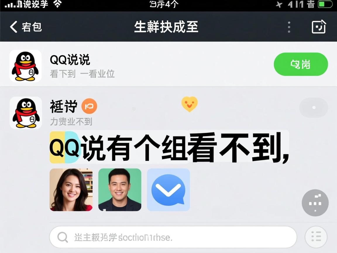 为什么QQ说说有个分组看不到  第1张 为什么QQ说说有个分组看不到  第1张
