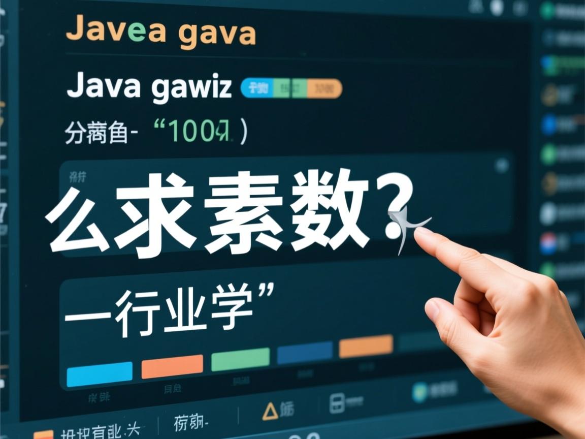 java中怎么求素数 第3张 java中怎么求素数 第3张