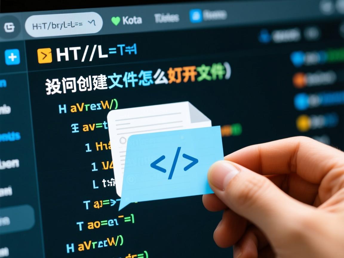 html文件如何创建文件怎么打开文件  第2张 html文件如何创建文件怎么打开文件  第2张