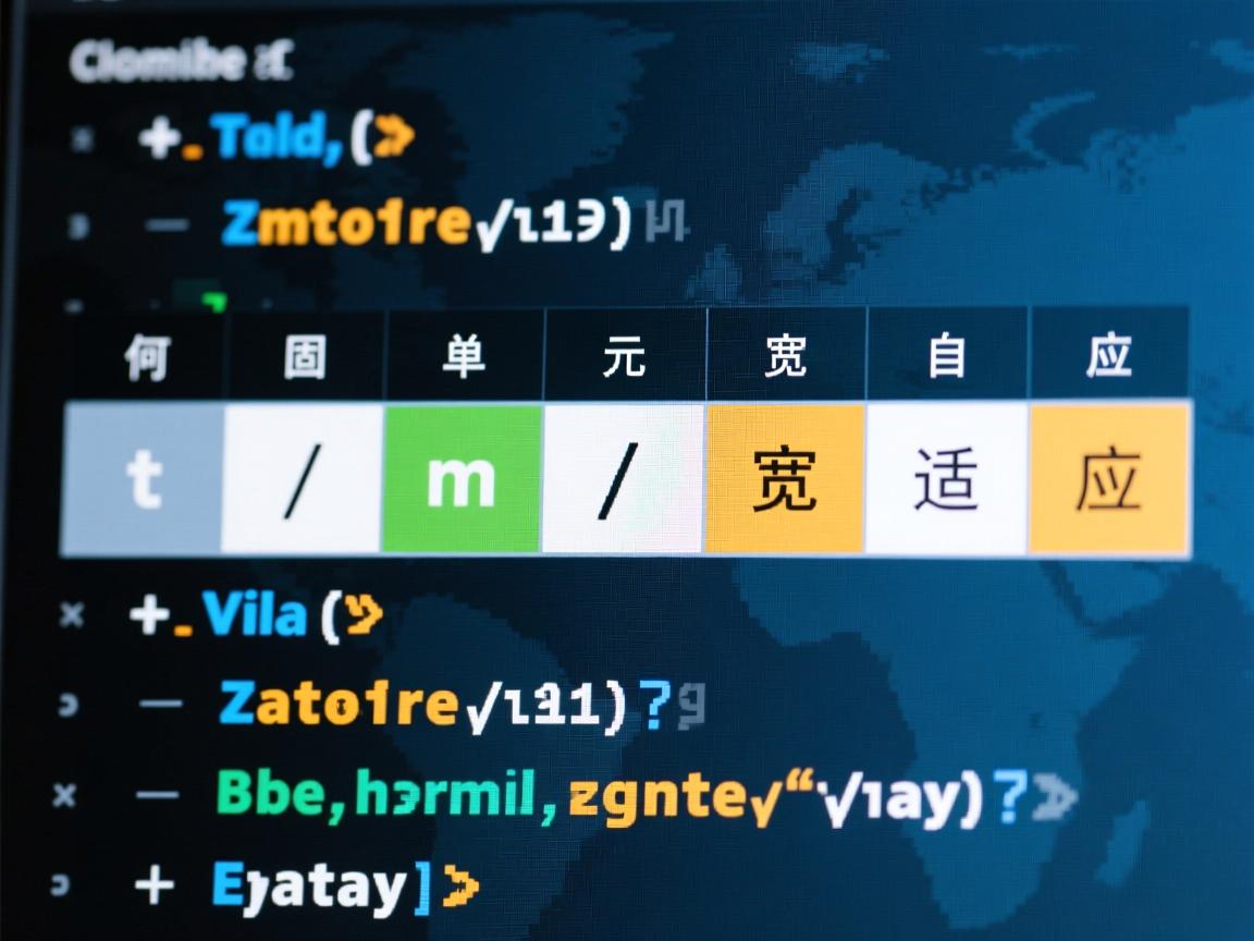 html如何固定单元格宽度自适应