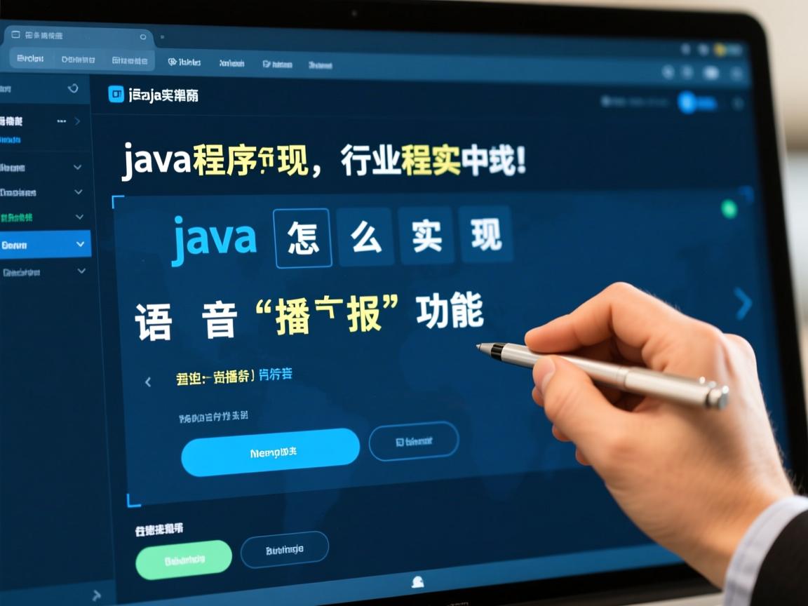 java程序怎么实现语音播报功能  第1张 java程序怎么实现语音播报功能  第1张