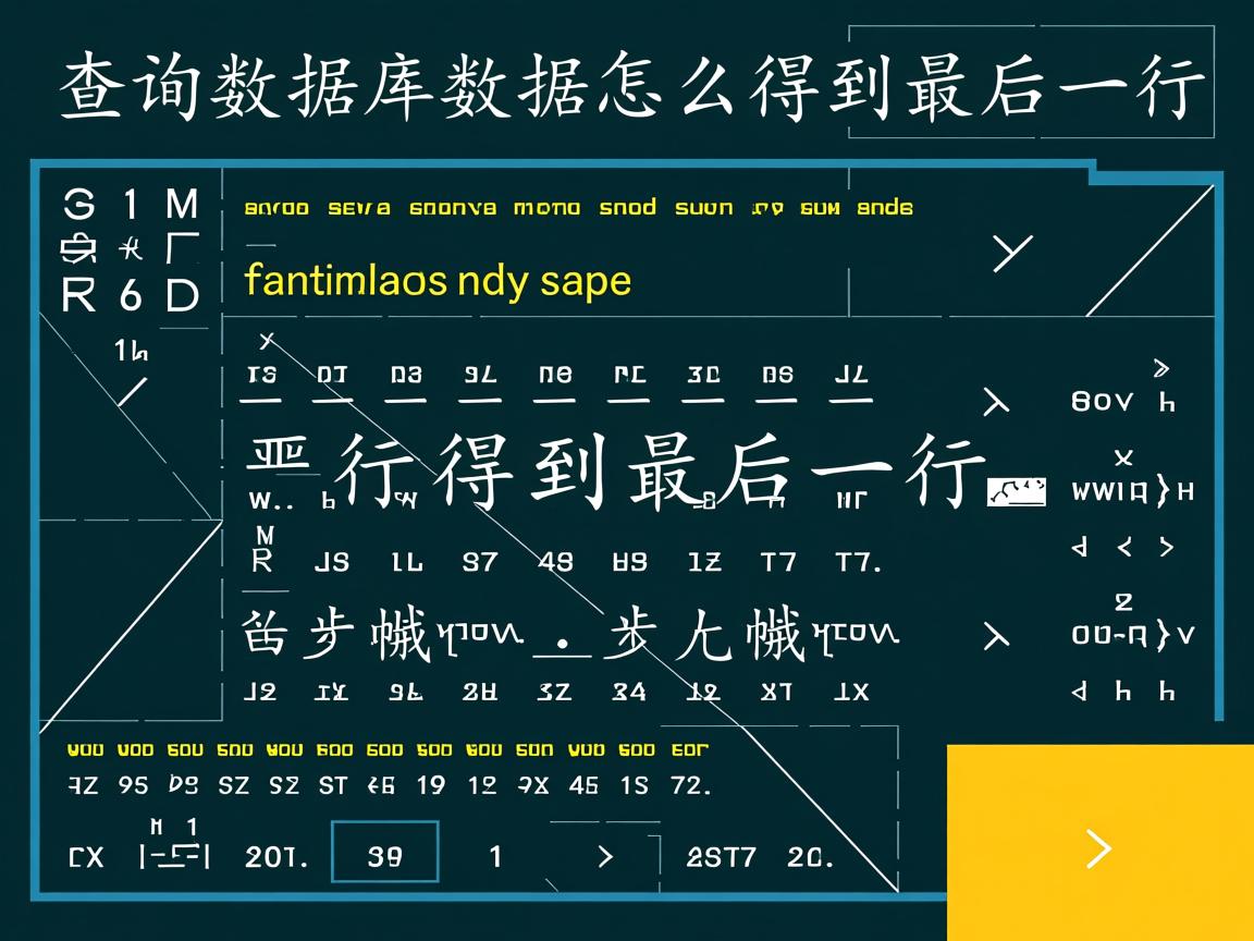 java中查询数据库数据怎么得到最后一行  第2张