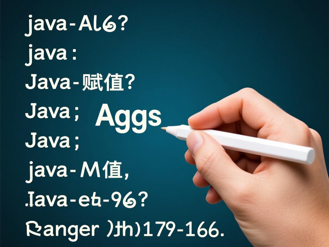 java args 怎么赋值