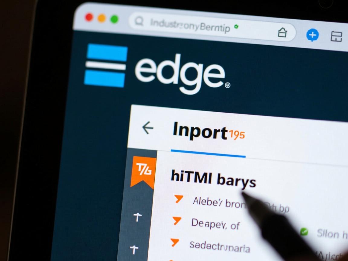 edge如何导入html书签  第2张 edge如何导入html书签  第2张