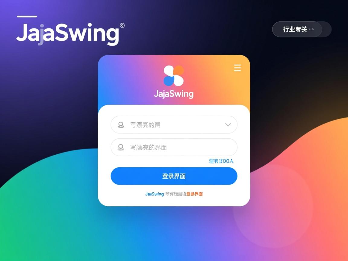javaswing 怎么写漂亮的登录界面  第3张 javaswing 怎么写漂亮的登录界面  第3张