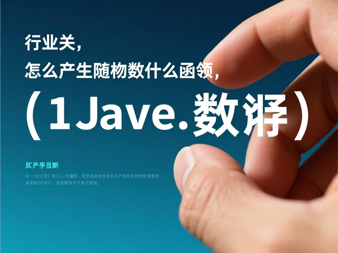 java里怎么产生随机数什么函数  第1张 java里怎么产生随机数什么函数  第1张