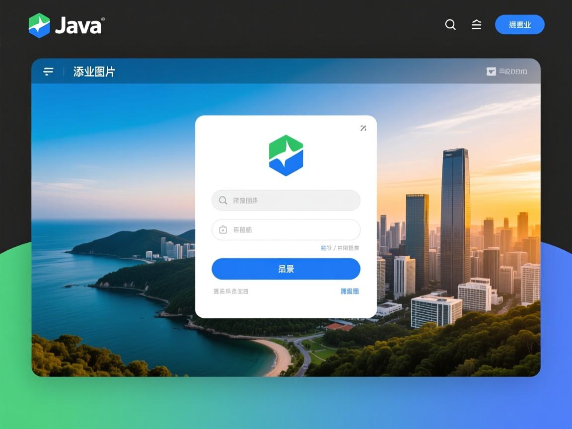 java登录界面怎么添加背景图片