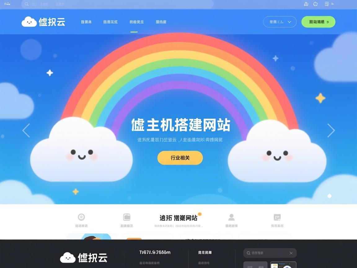 彩虹云虚拟主机搭建网站 第2张 彩虹云虚拟主机搭建网站 第2张