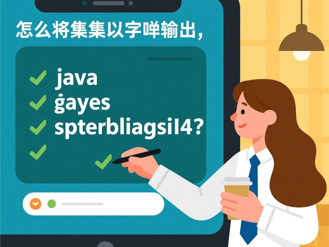 java怎么将集合以字符串输出  第1张