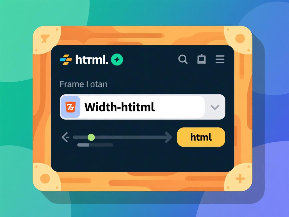 如何设置框架的宽度html  第3张 如何设置框架的宽度html  第3张