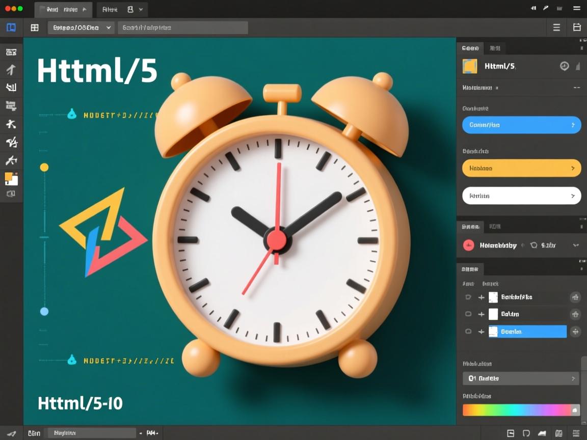 如何利用html5制作钟