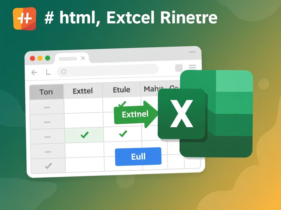 如何将html的表格导出到excel表格 第1张 如何将html的表格导出到excel表格 第1张