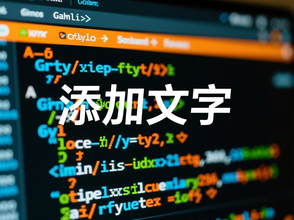 html中如何添加文字