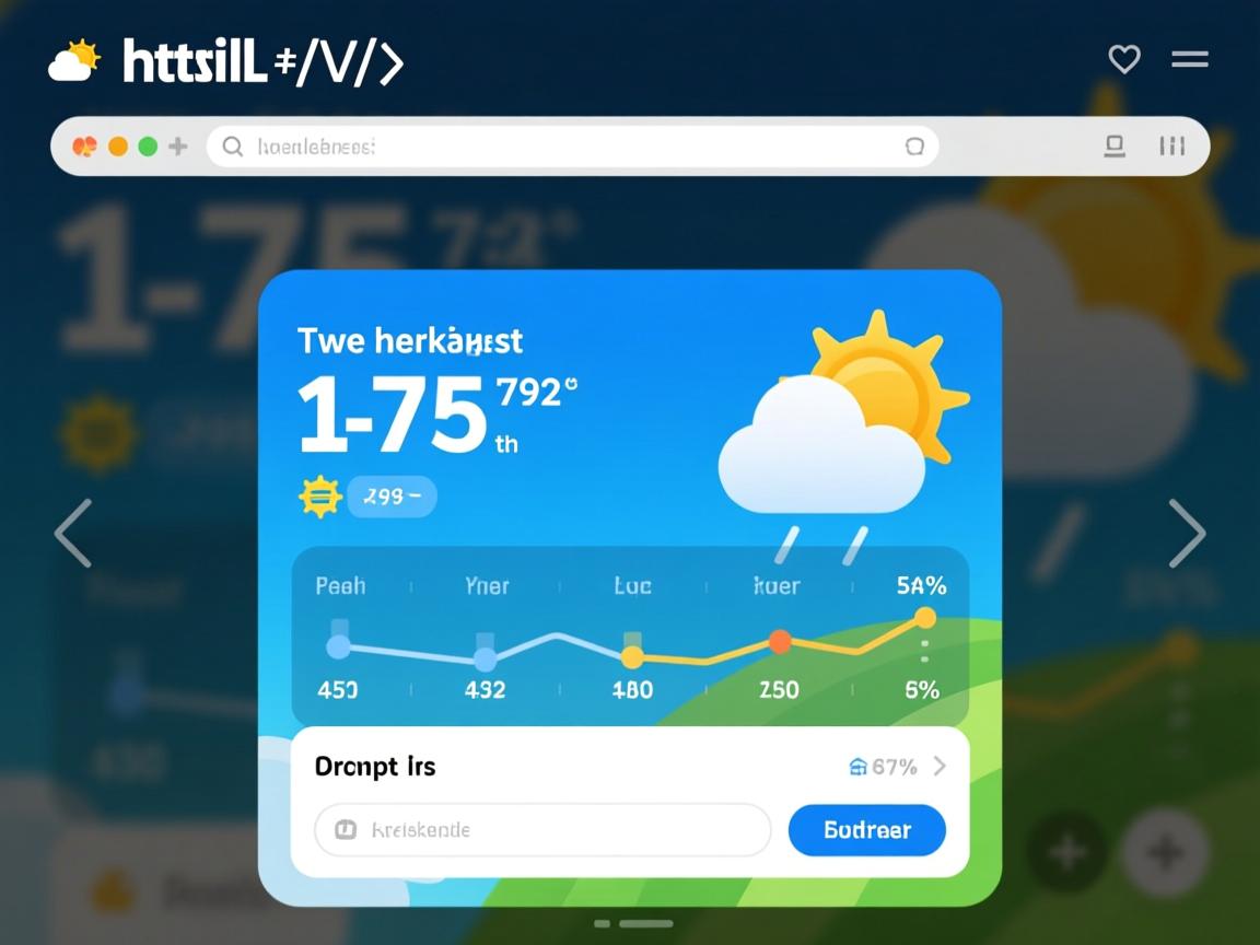 html如何获取实时天气预报 第1张 html如何获取实时天气预报 第1张