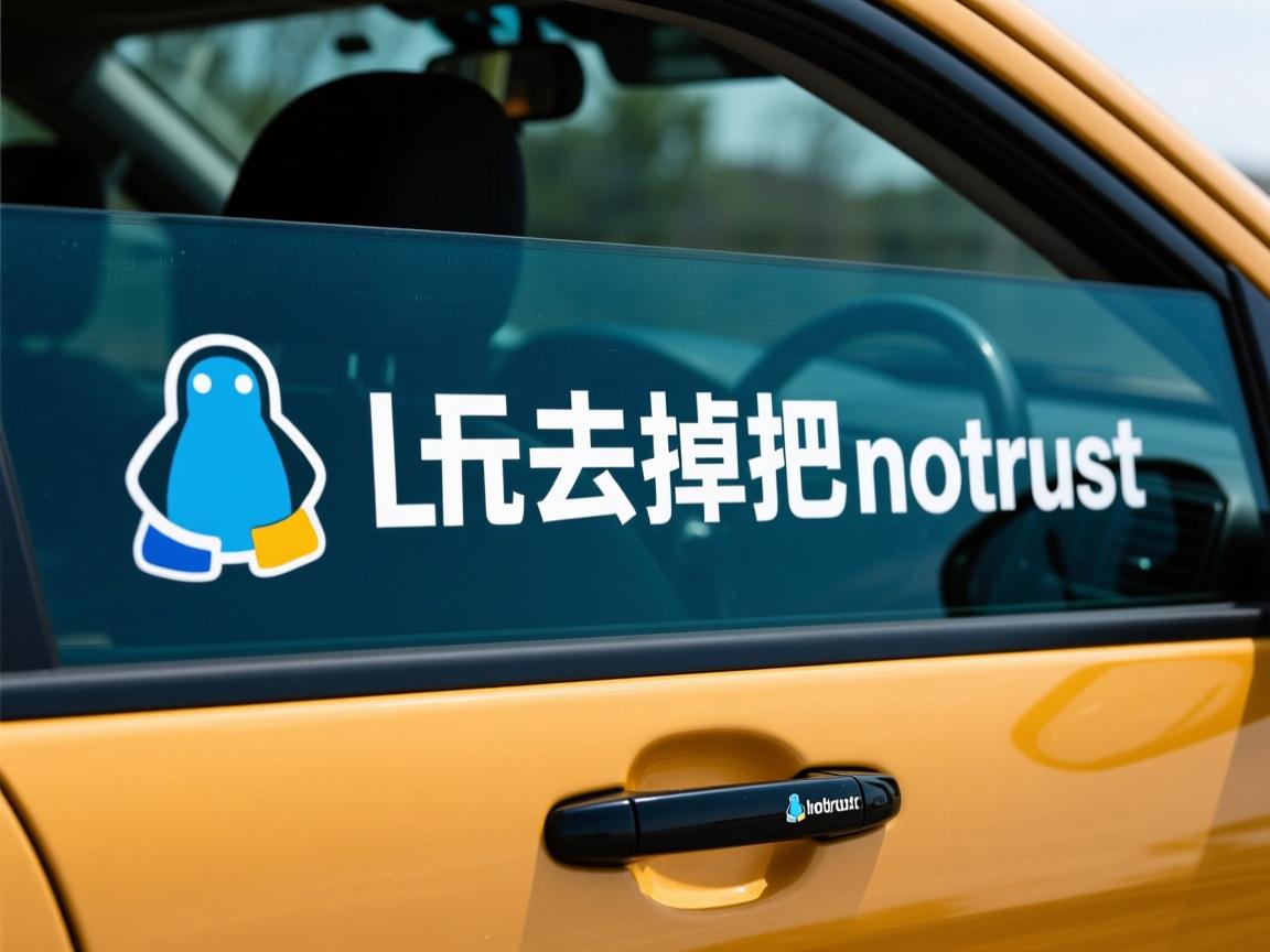 linux如何去掉把notrust  第2张