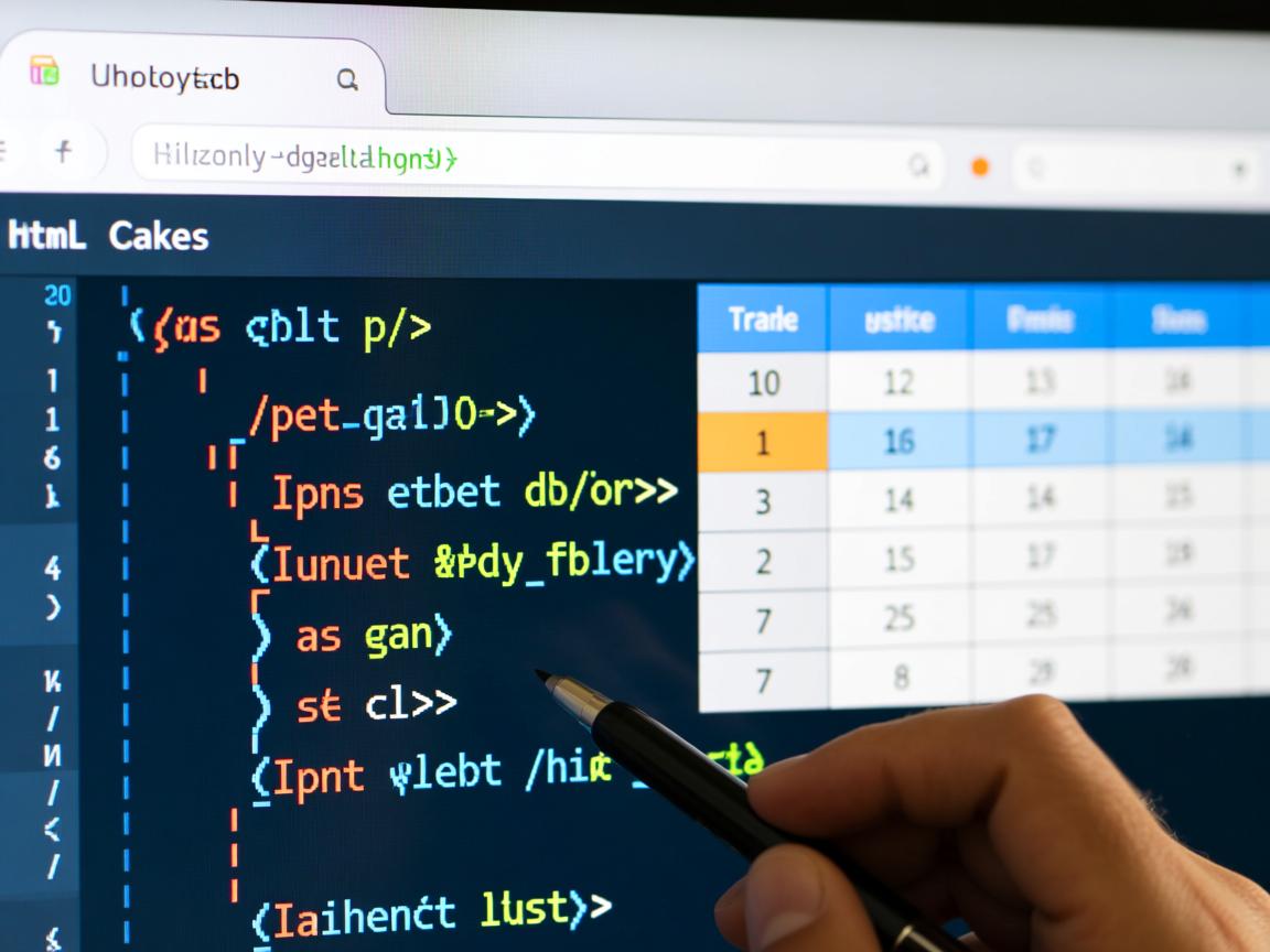 如何在html 中插入表格  第2张