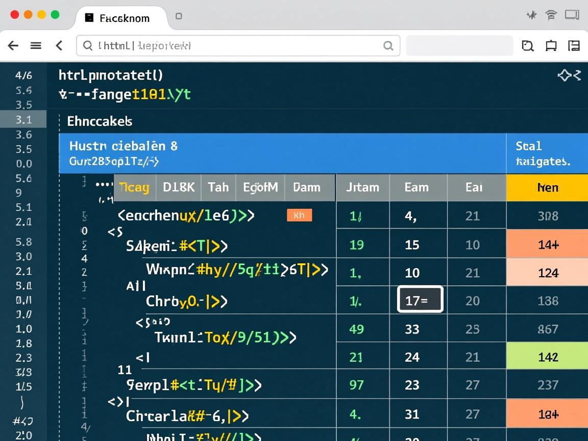 如何在html 中插入表格  第3张