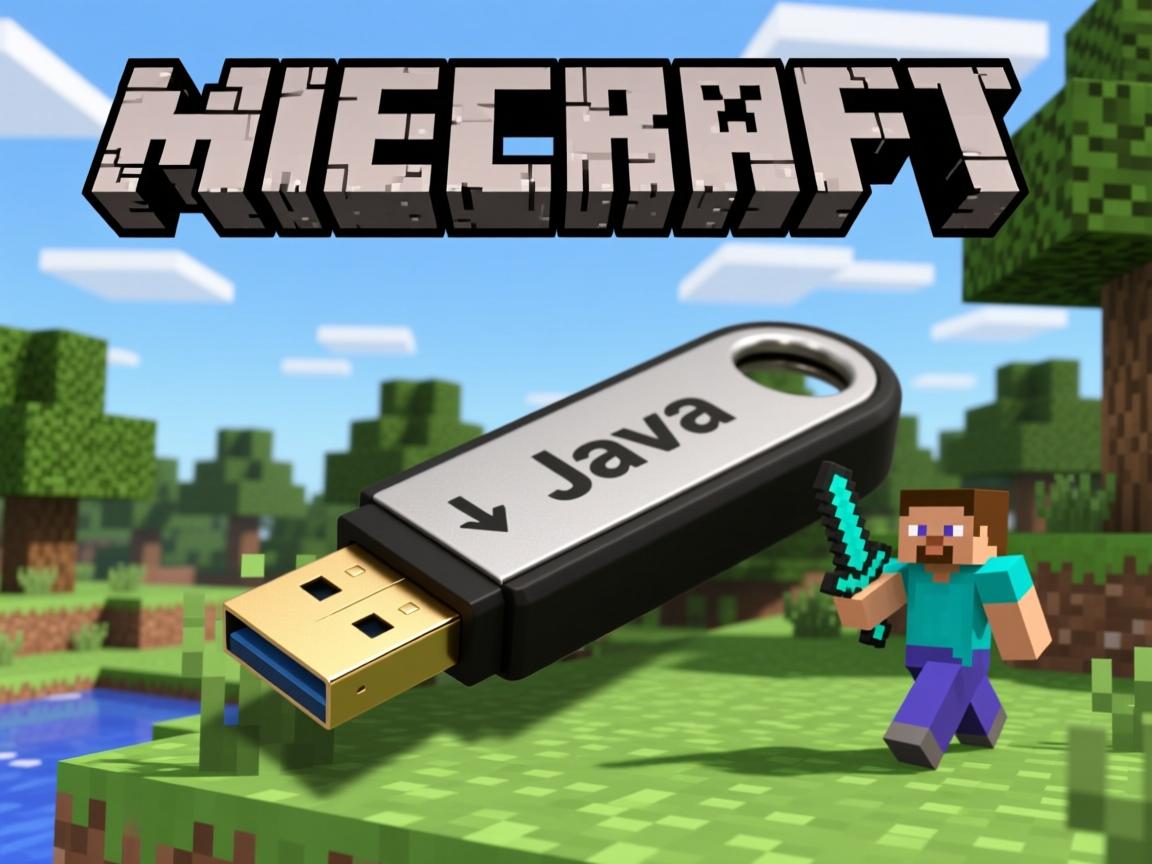 我的世界java怎么下载到u盘