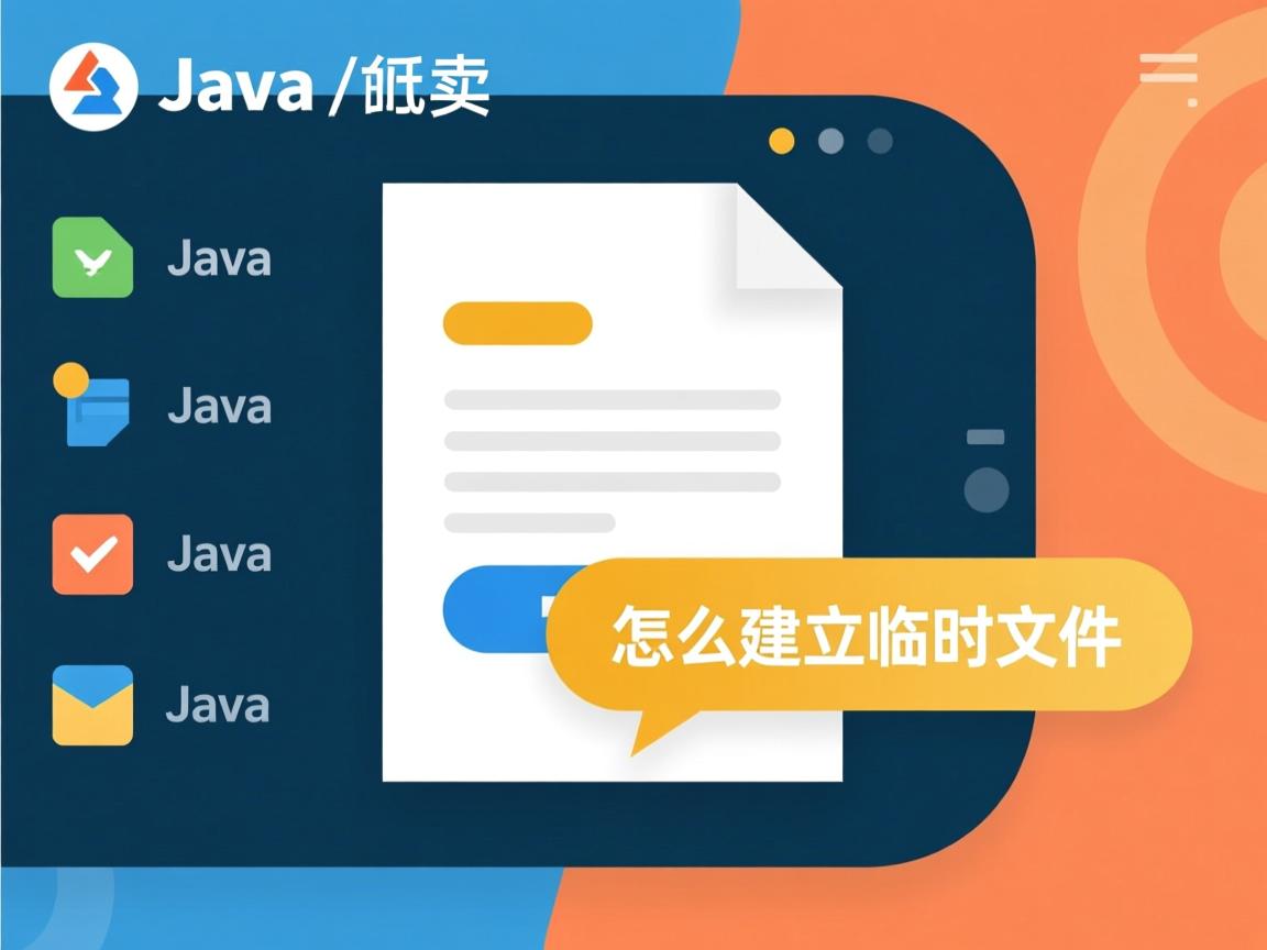 java怎么建立临时文件  第1张