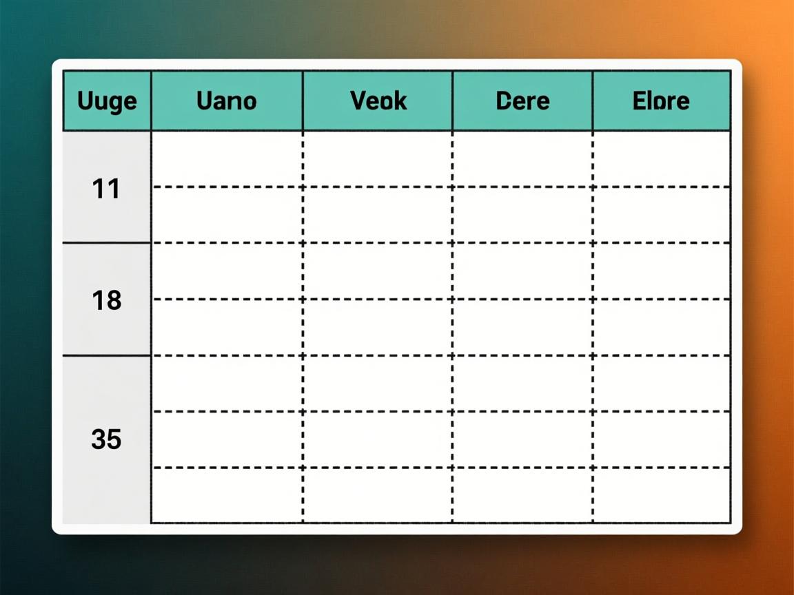 html表格如何虚线