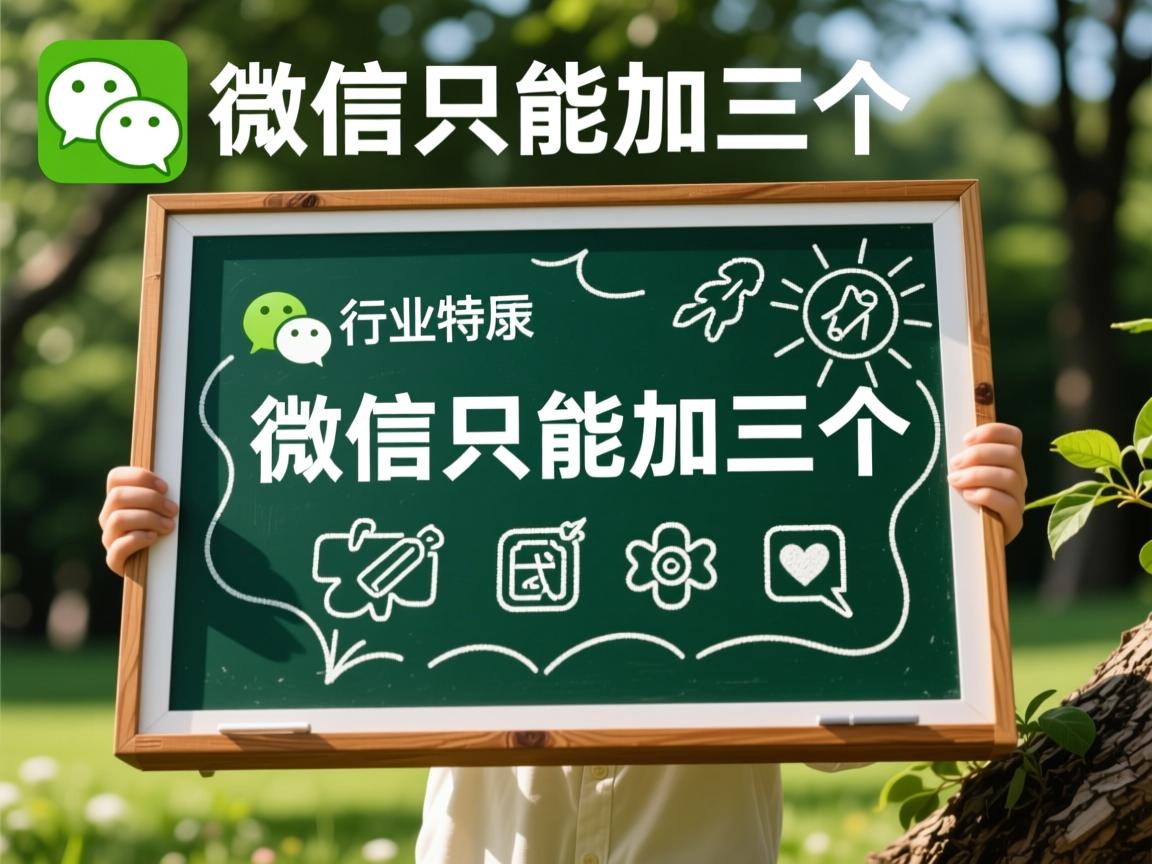 为什么微信只能加三个  第1张