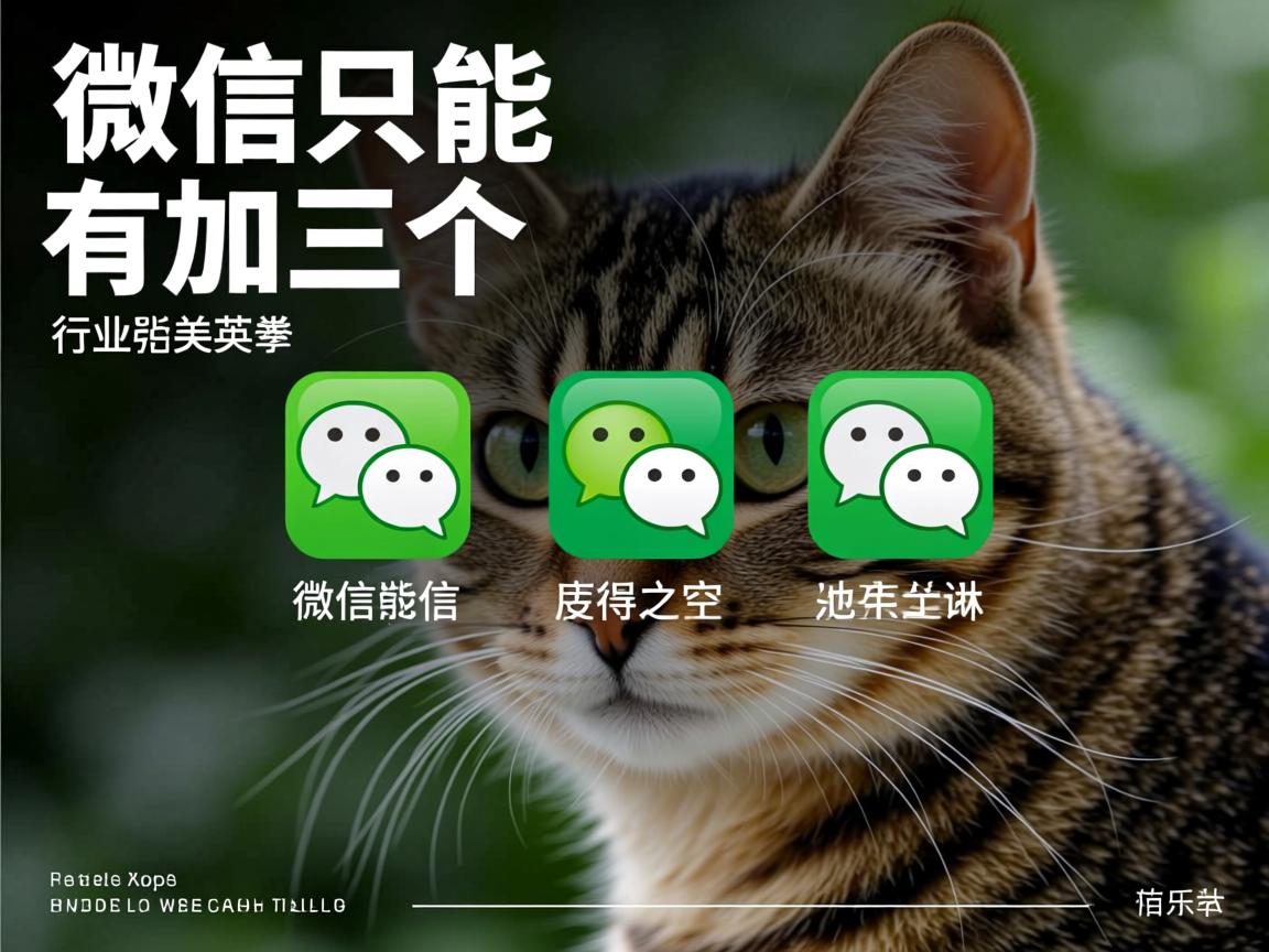 为什么微信只能加三个  第2张