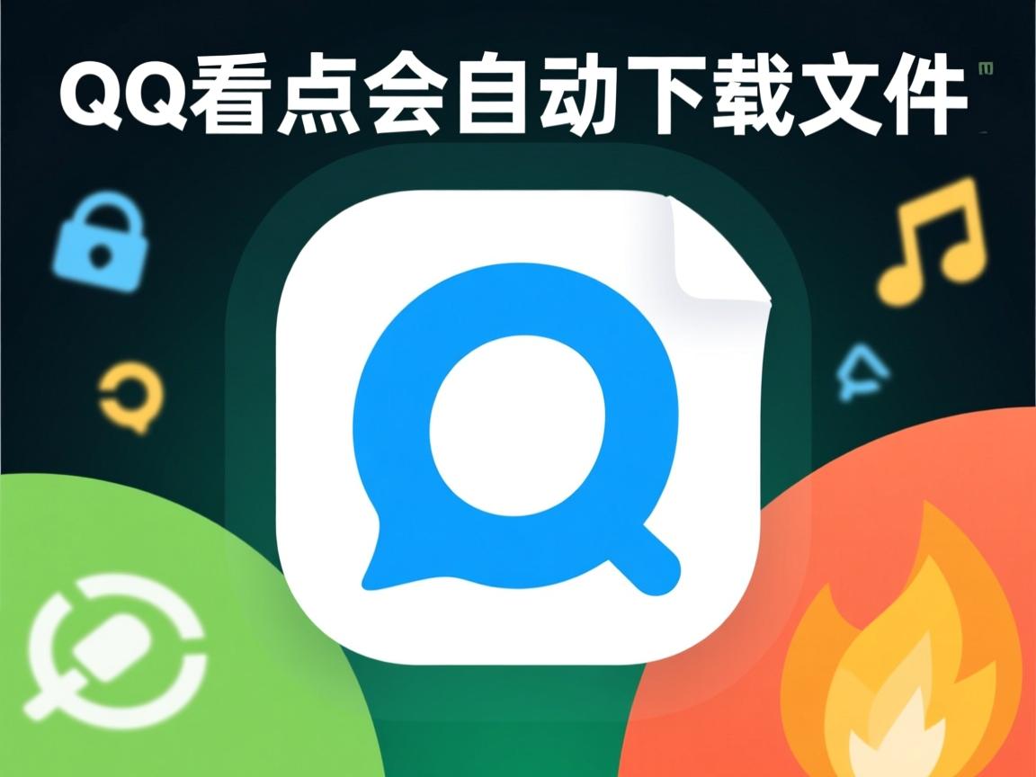 为什么qq看点会自动下载文件