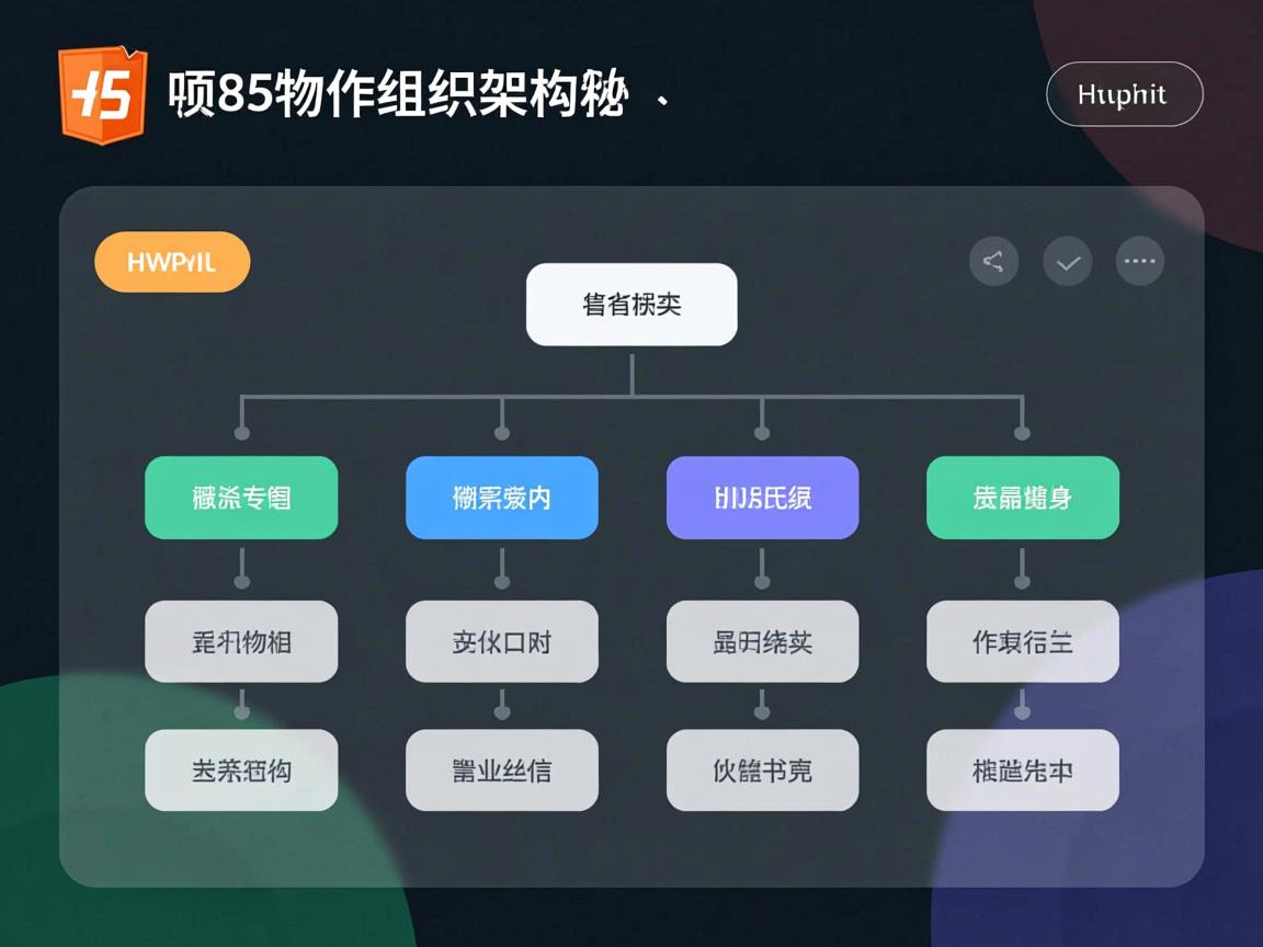 html5如何做组织结构图  第2张