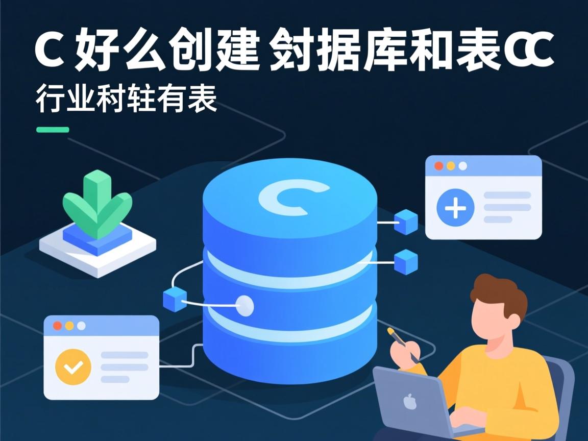 c 怎么创建数据库和表