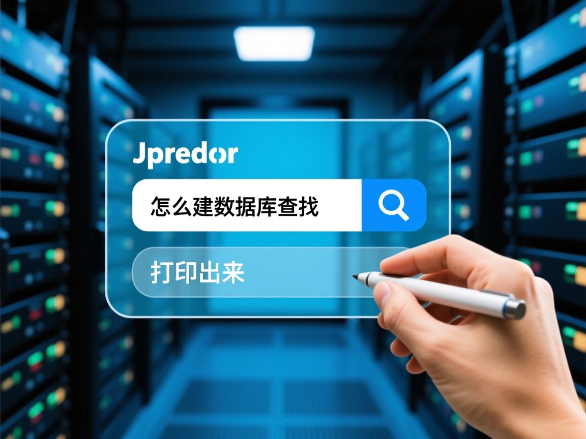 jsp怎么建数据库查找打印出来  第1张