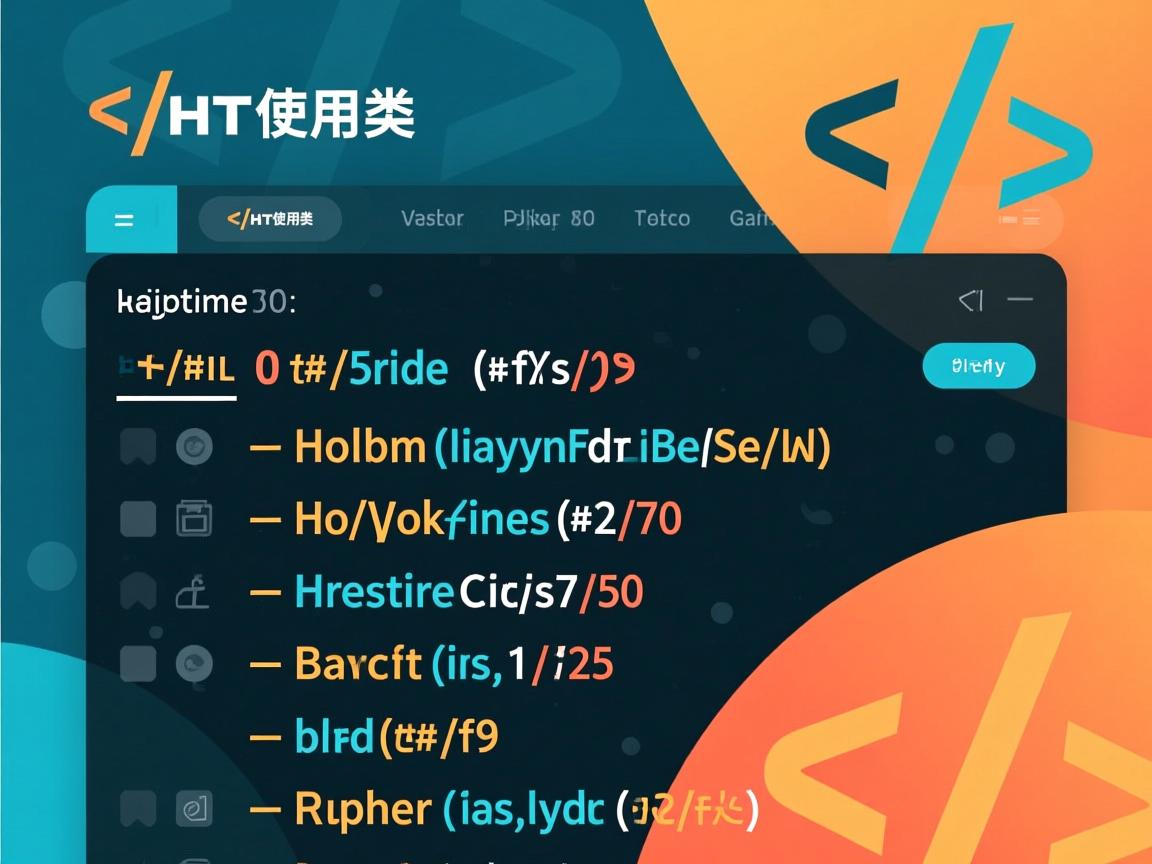 html中如何使用类