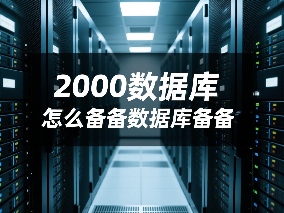 2000数据库 怎么备份数据库备份