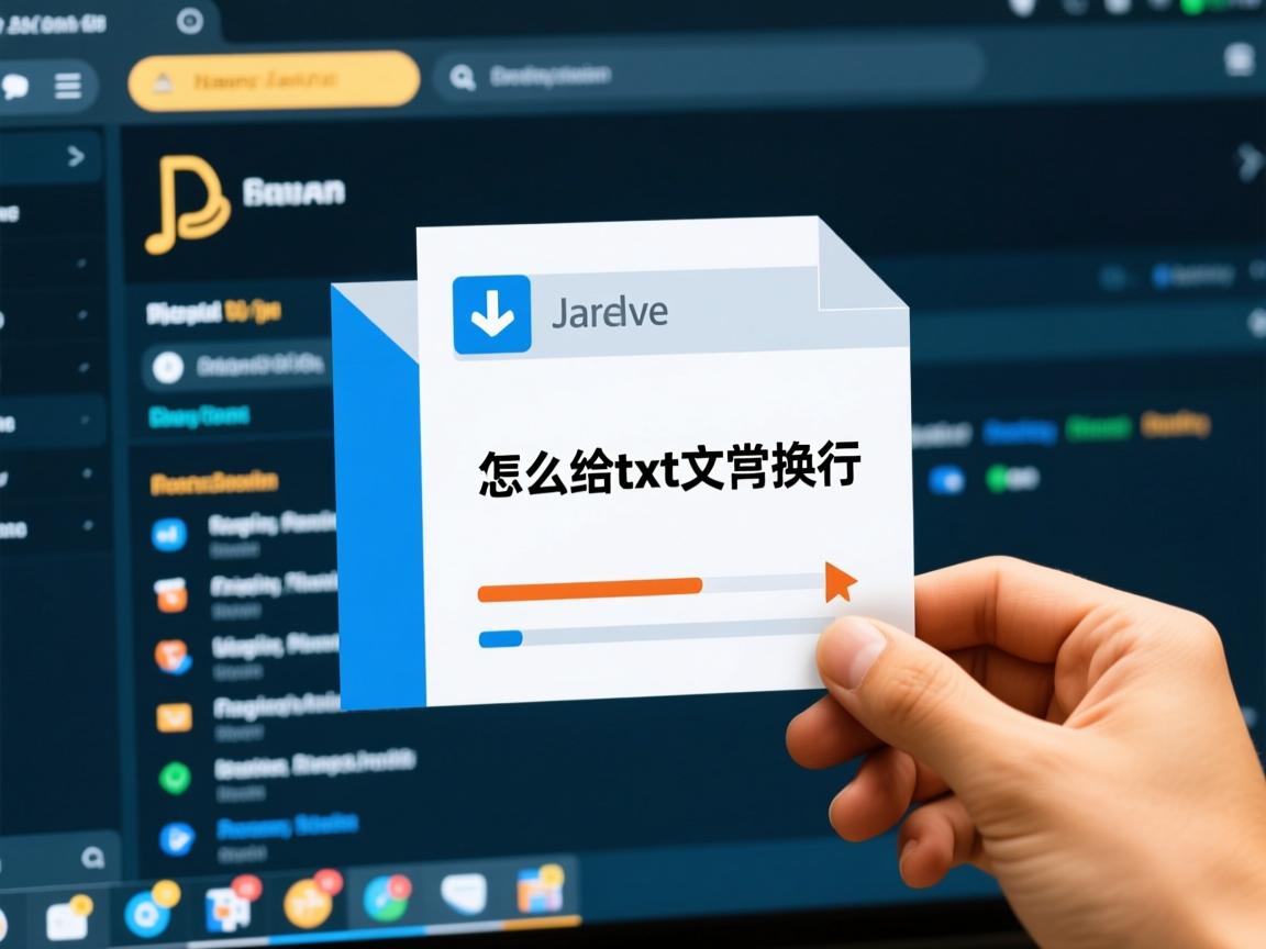 java怎么给txt文档中换行  第1张