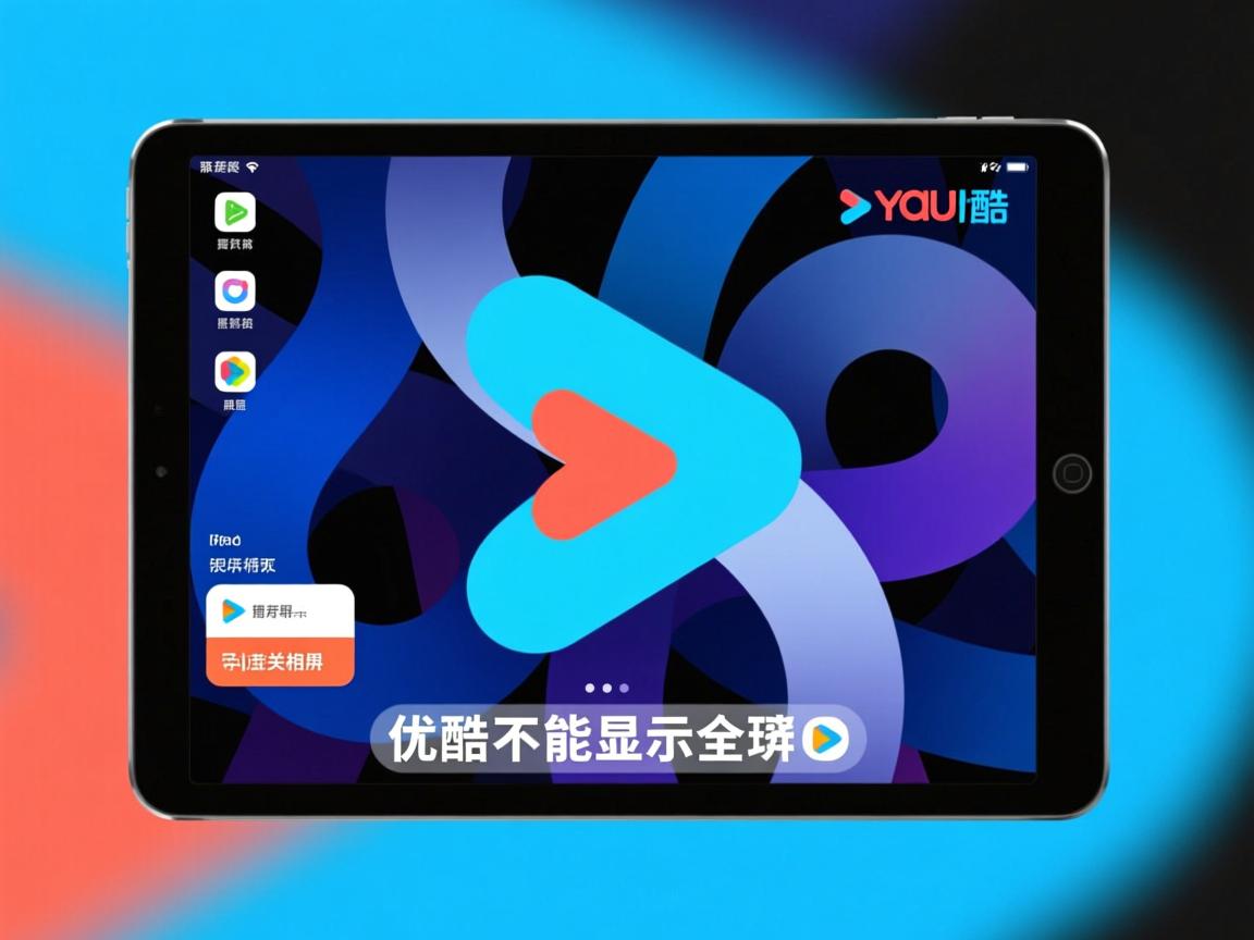 为什么ipad上优酷不能显示全屏
