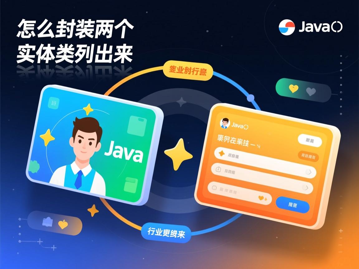 java怎么封装两个实体类并列出来