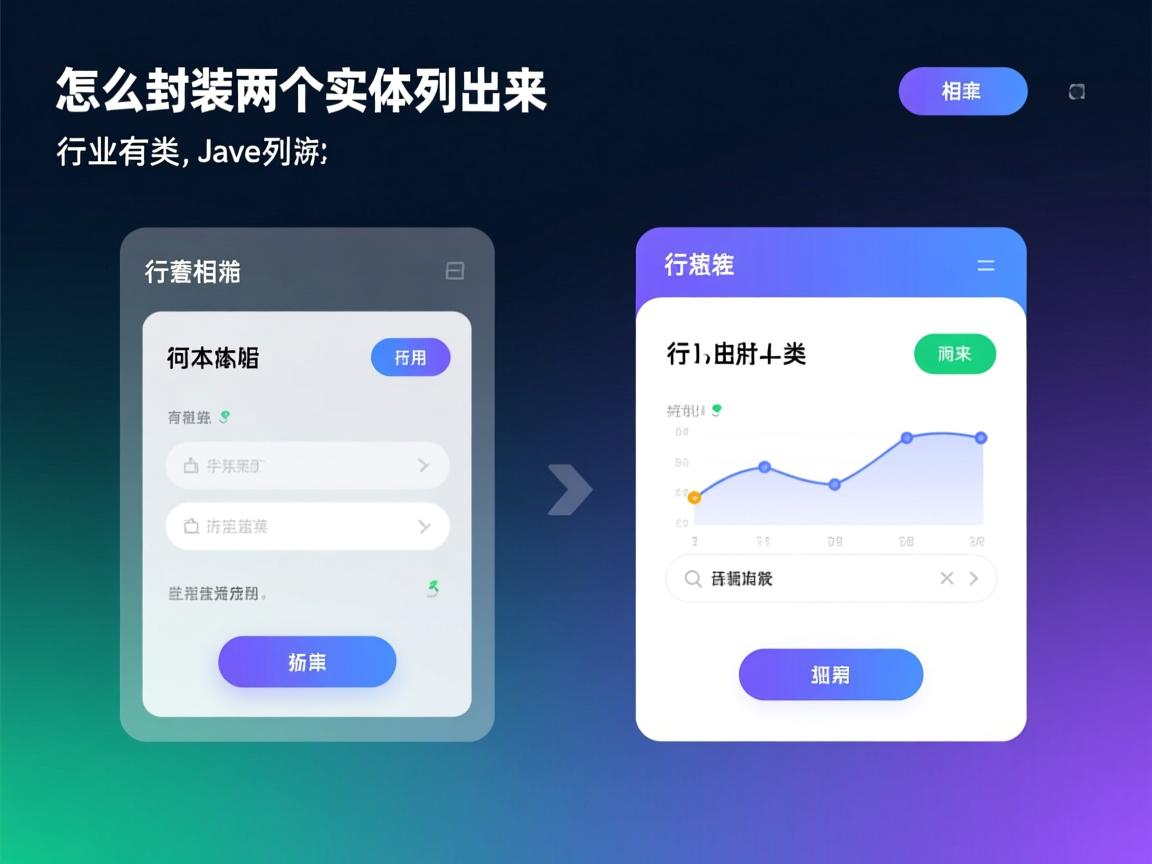java怎么封装两个实体类并列出来  第3张
