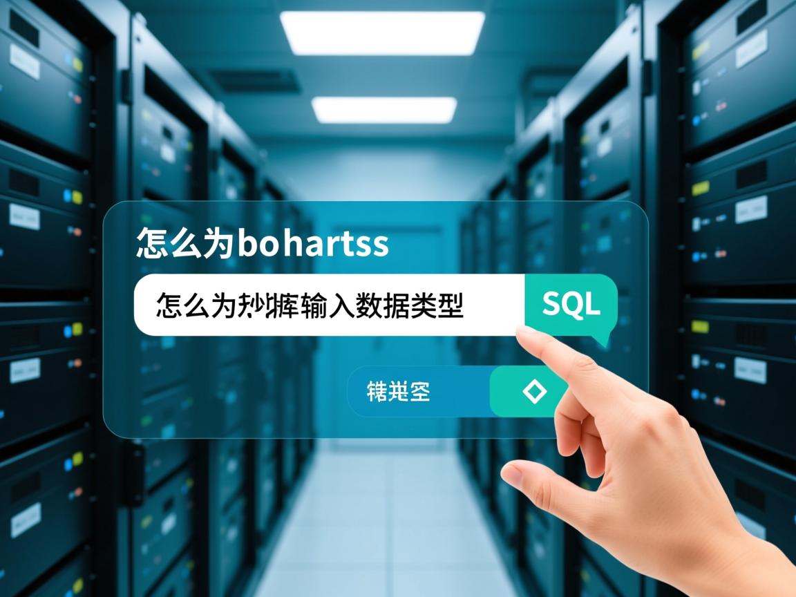 sql怎么为数据库输入数据类型