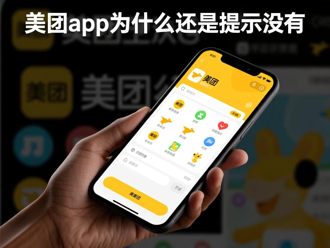 下了美团app为什么还是提示没有